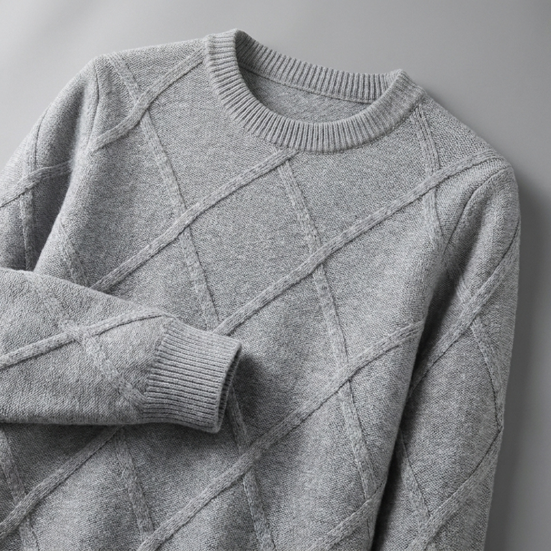 Men Cashmere Crewneck Sweater