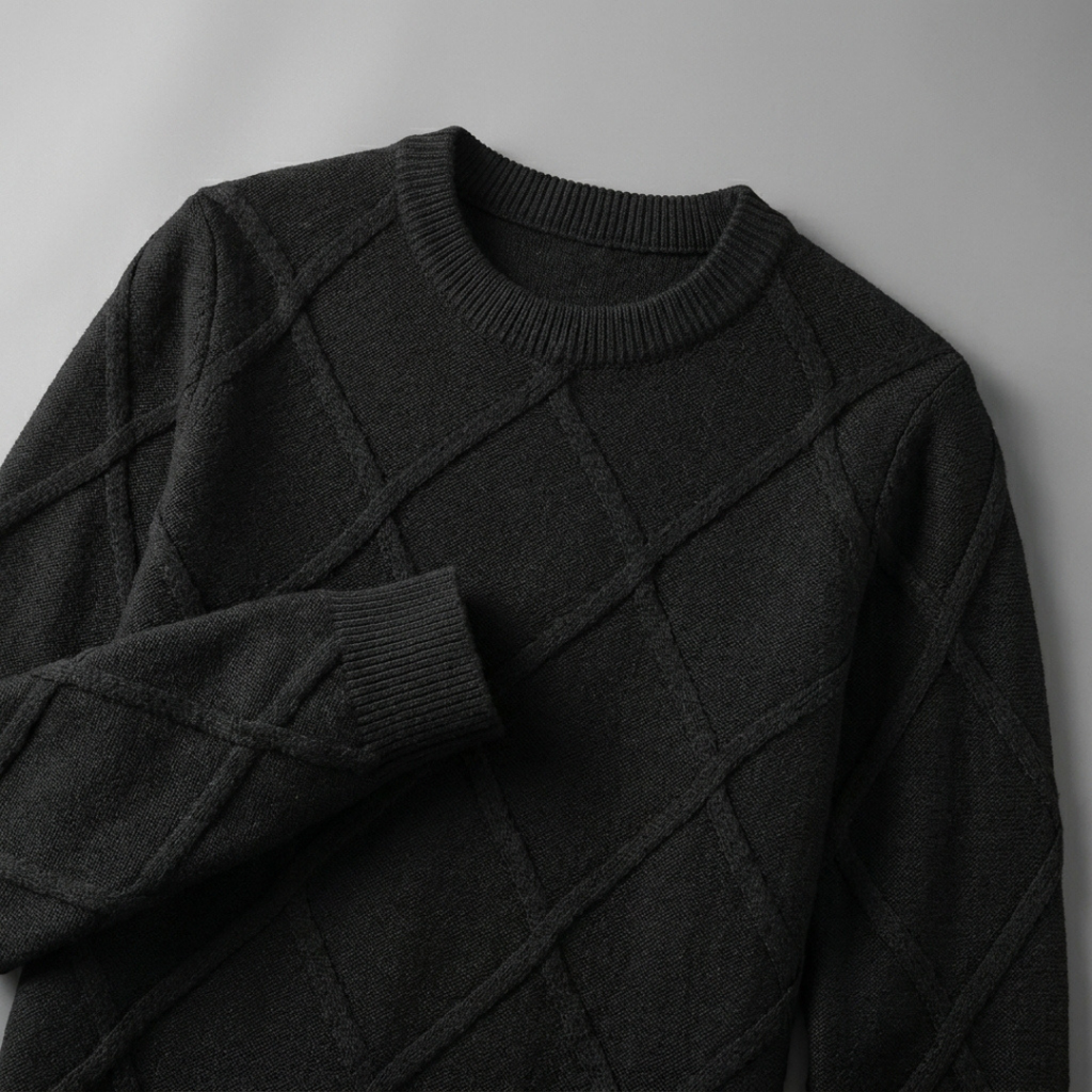 Men Cashmere Crewneck Sweater