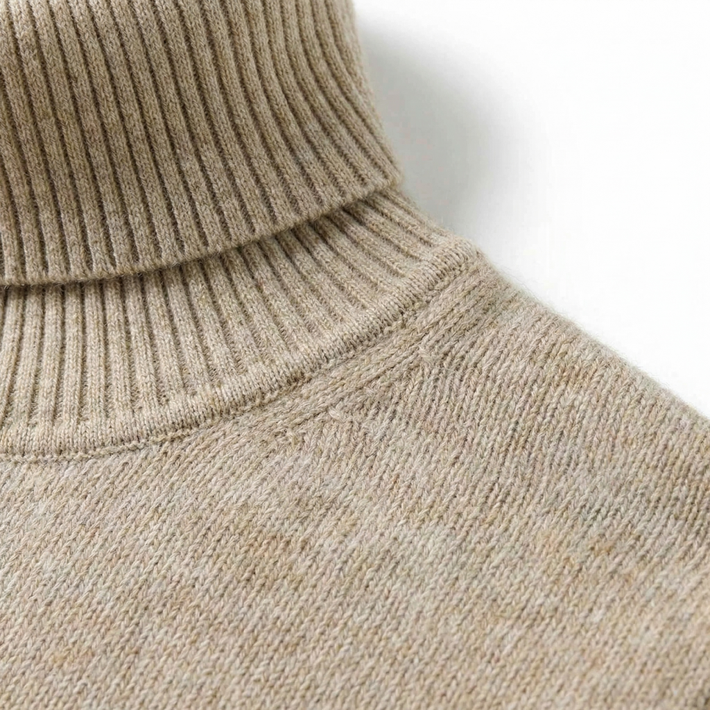 Men Lightweight Merino Turtleneck