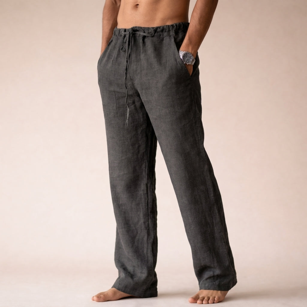 Men Linen Trousers