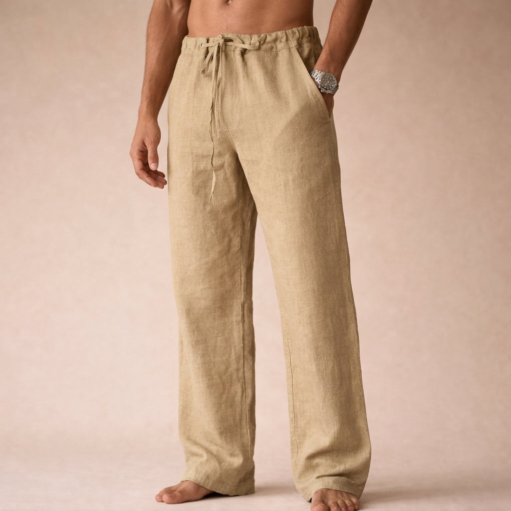 Men Linen Trousers