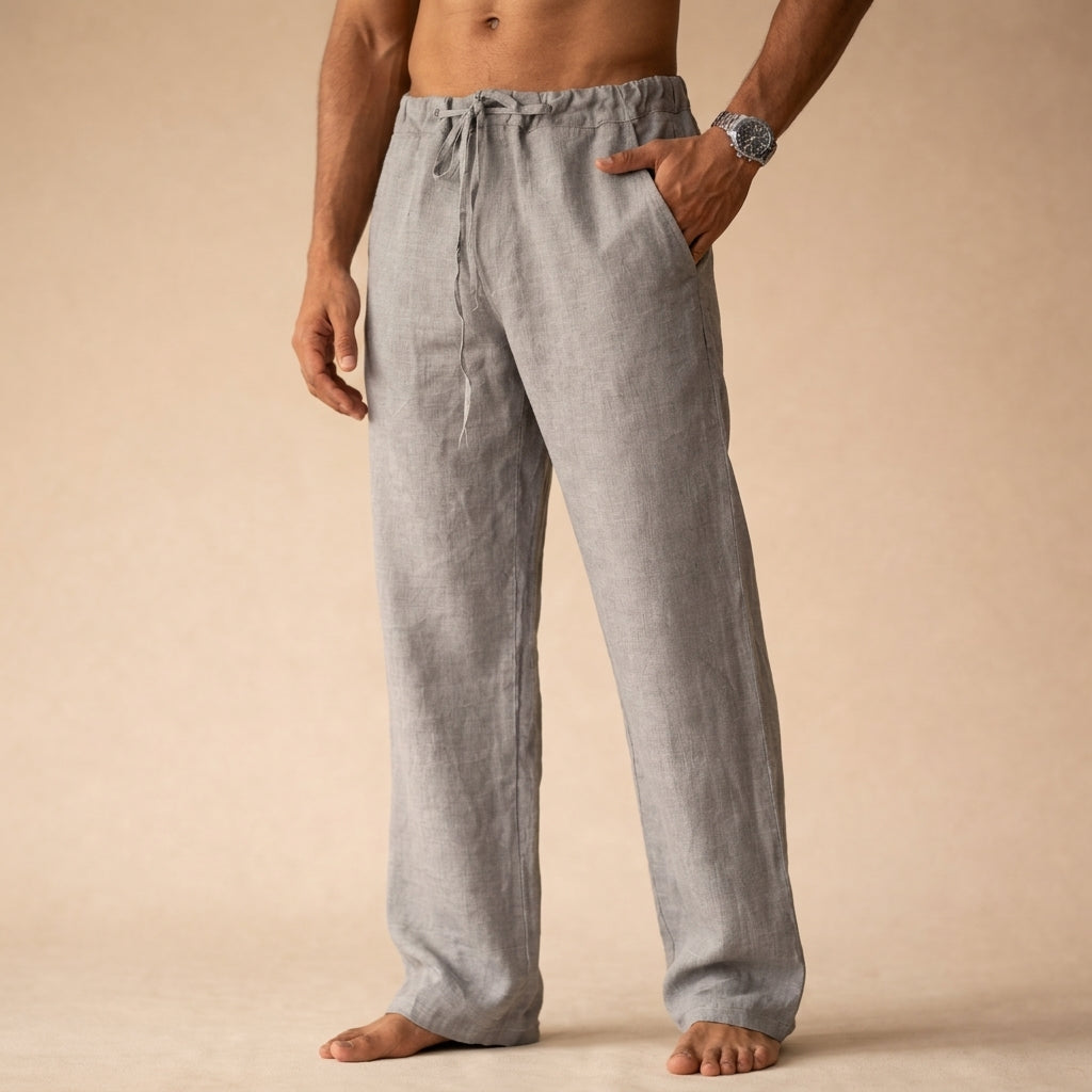 Men Linen Trousers