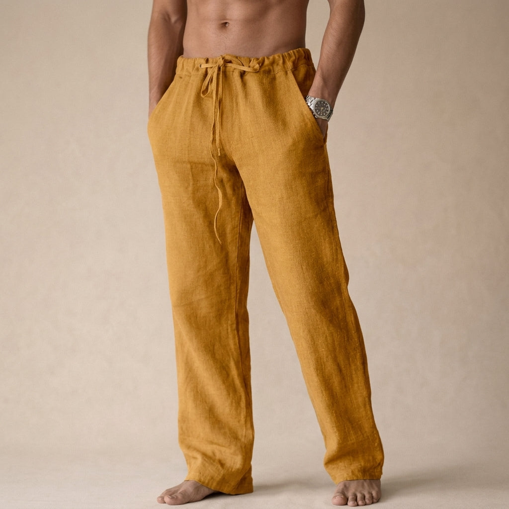 Men Linen Trousers