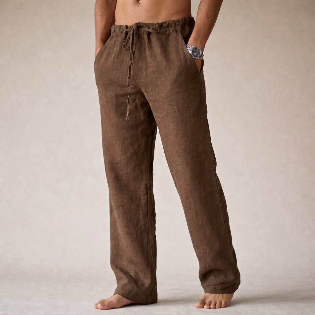 Men Linen Trousers