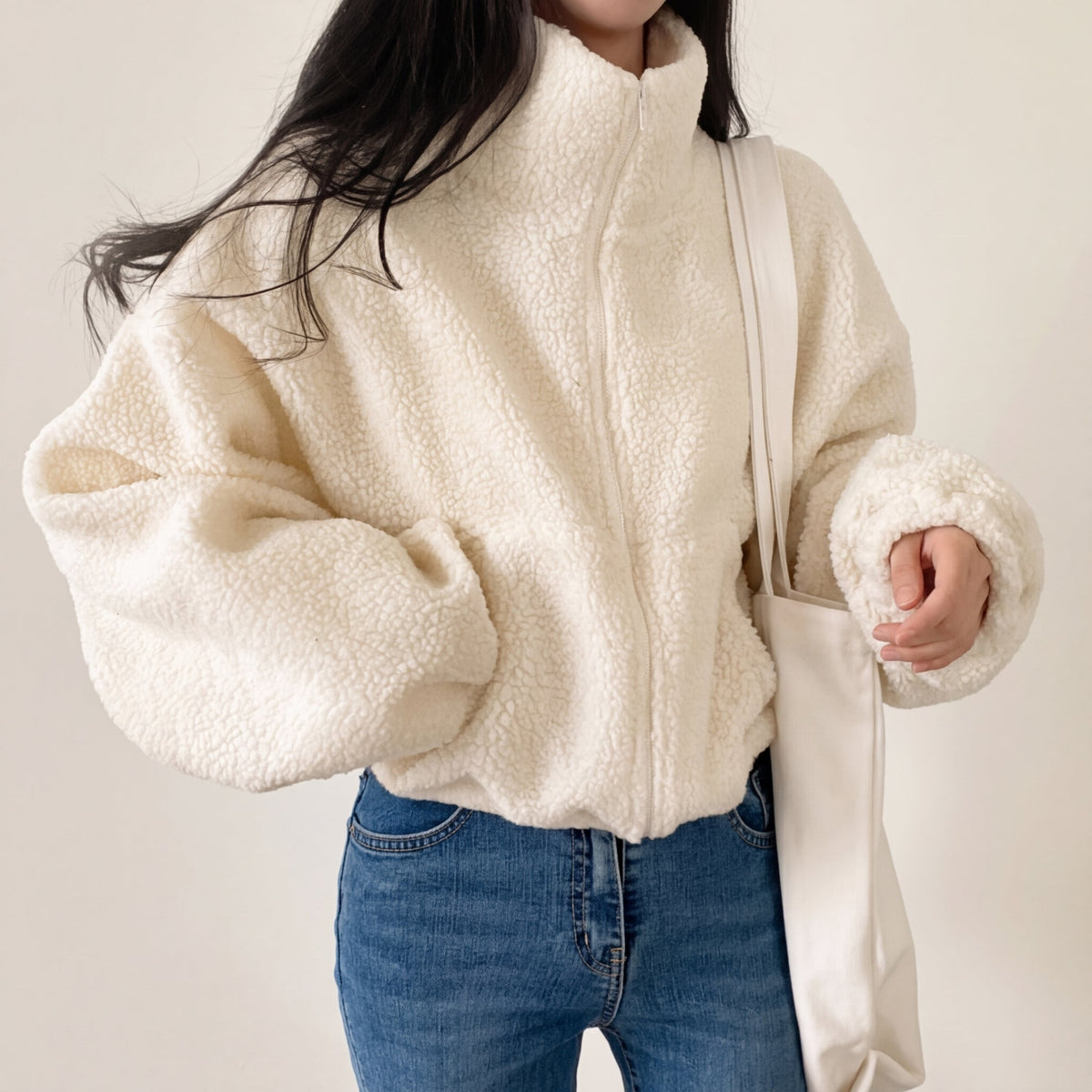 Women Sherpa Fleece Jacket