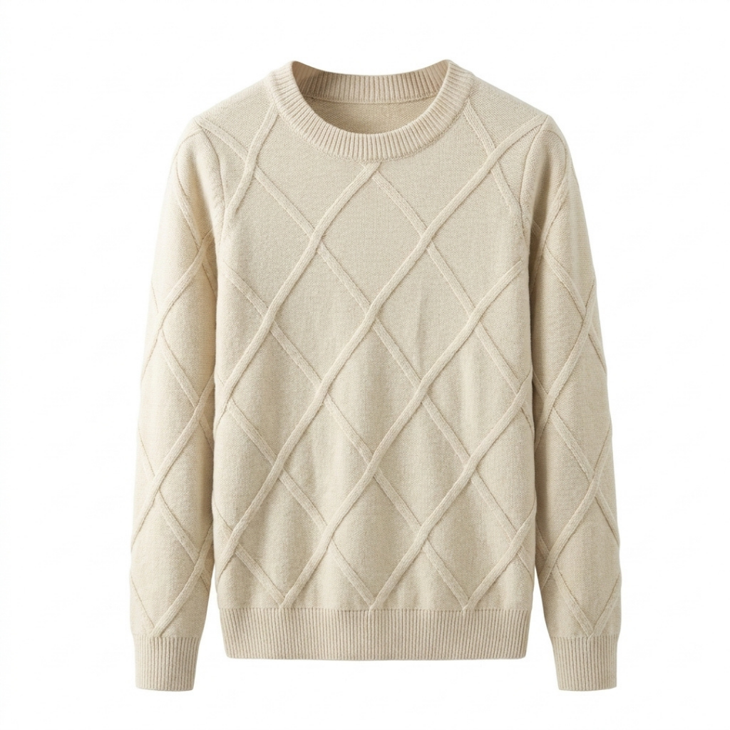 Men Cashmere Crewneck Sweater