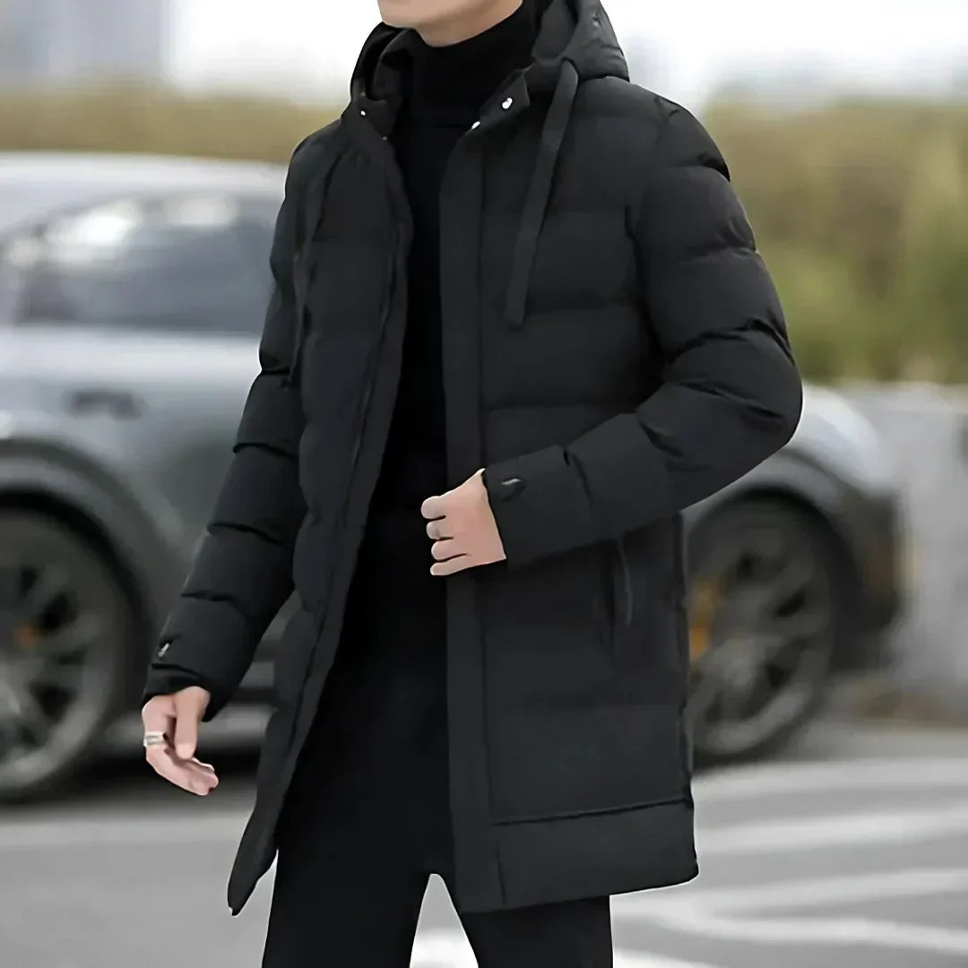 Men Hooded Insulated Winter Jacket