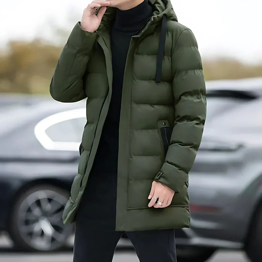 Men Hooded Insulated Winter Jacket
