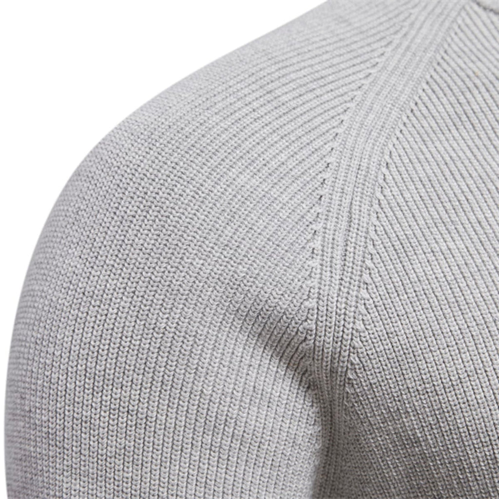 Men Cotton Half Zip Sweater
