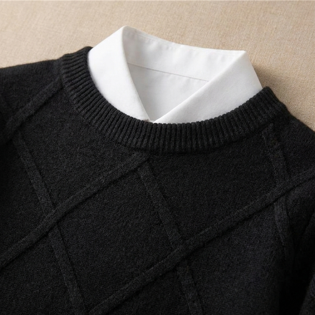 Men Cashmere Crewneck Sweater