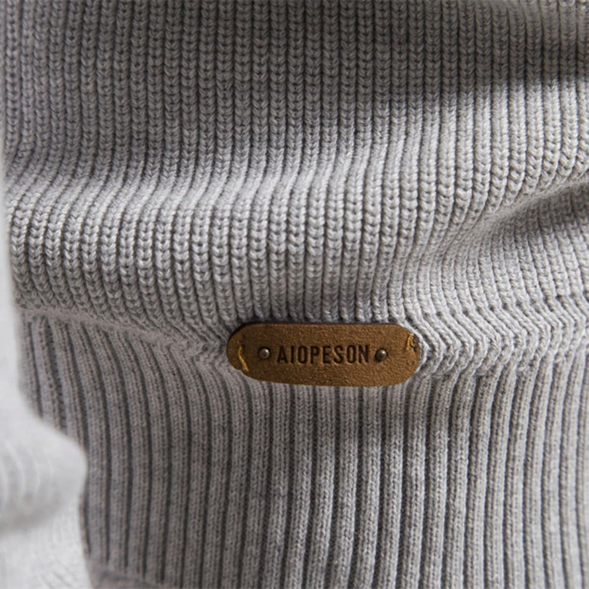 Men Cotton Half Zip Sweater