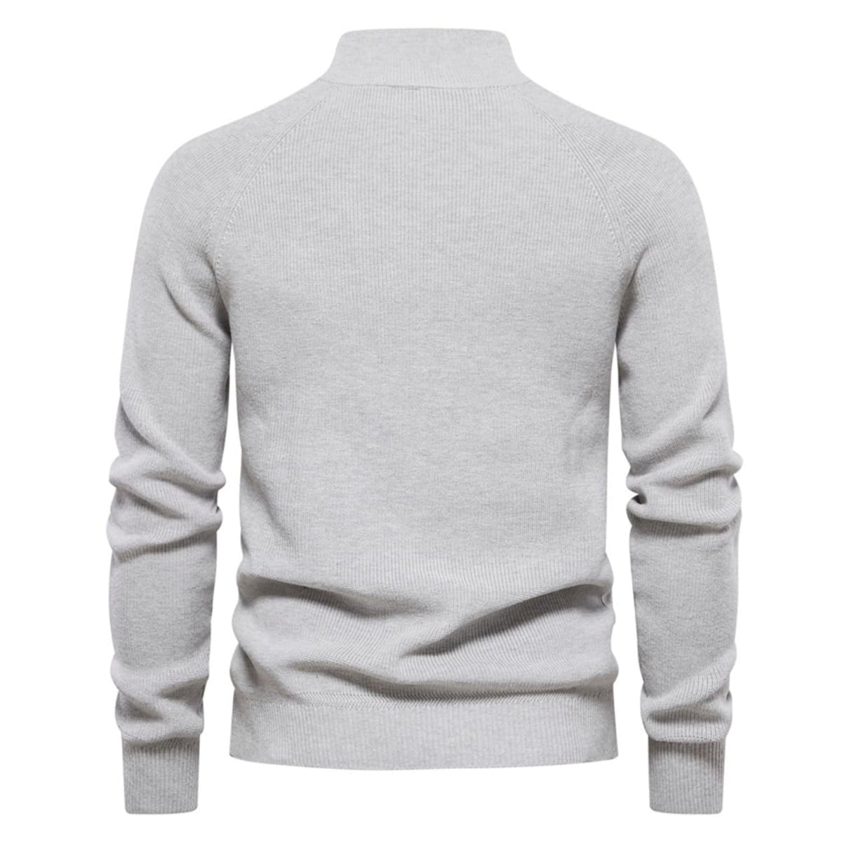 Men Cotton Half Zip Sweater