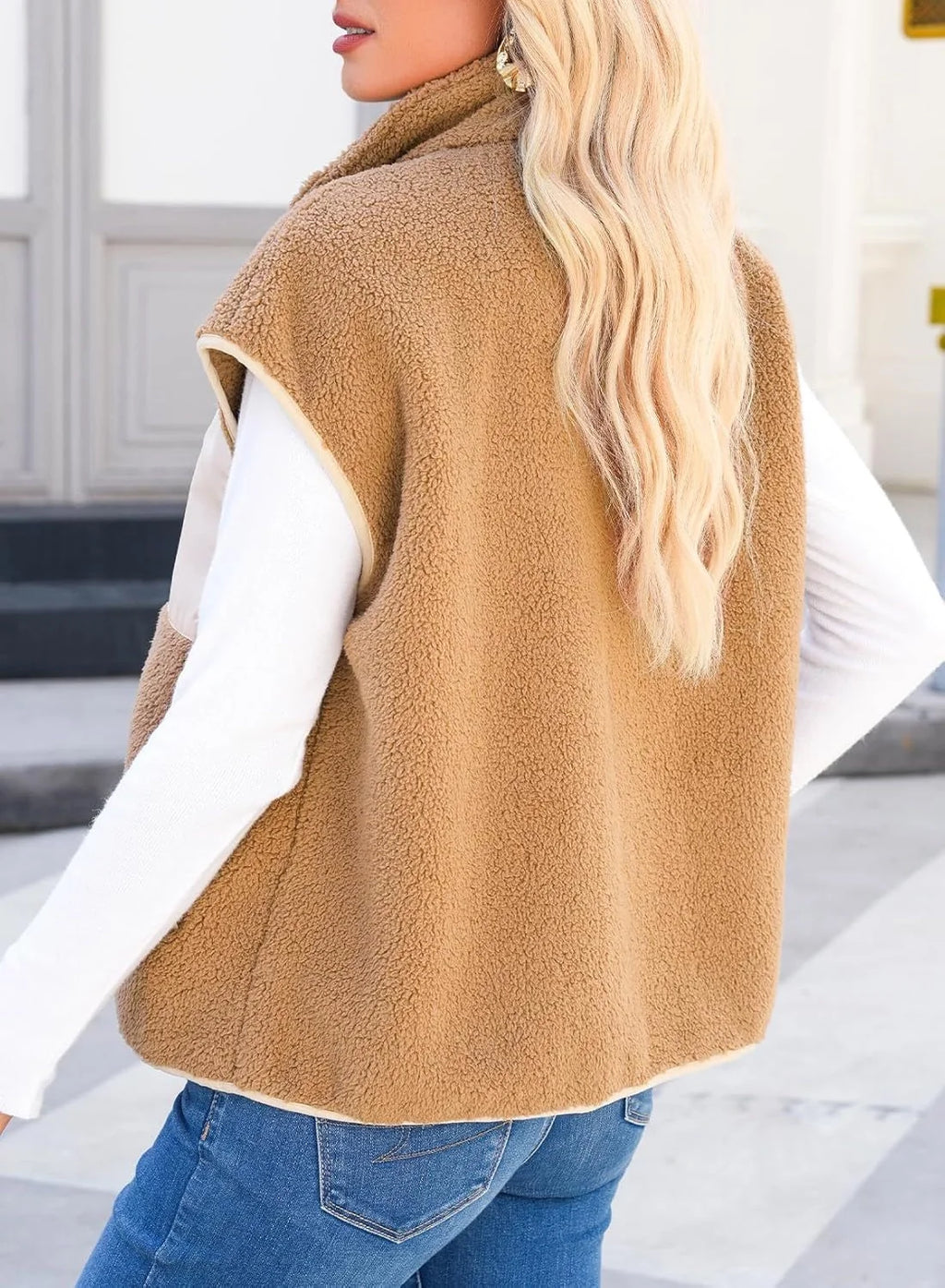 Men Sherpa Fleece Vest