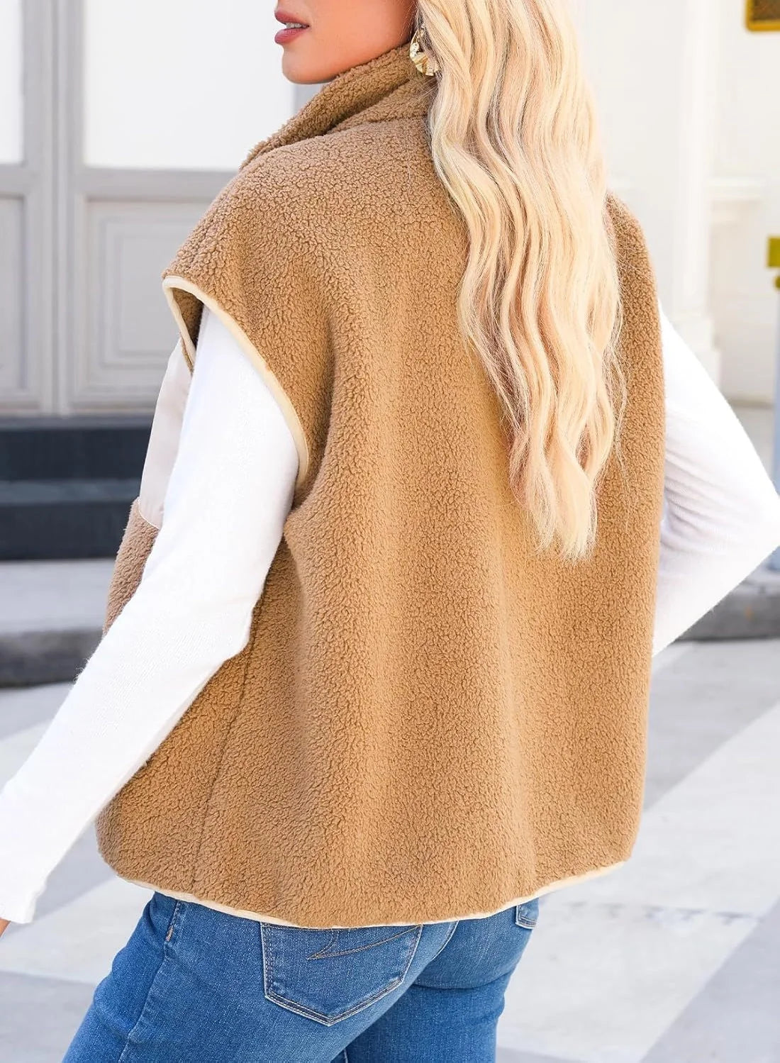 Men Sherpa Fleece Vest