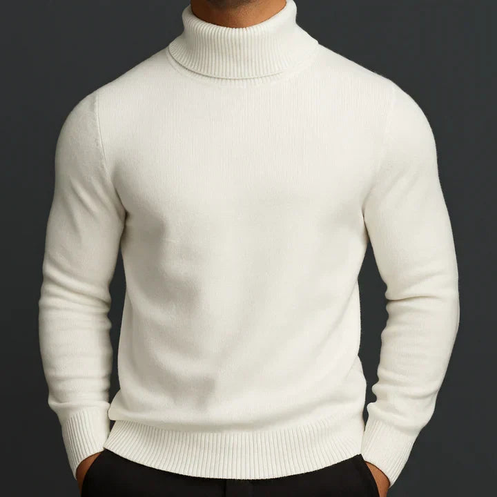 Men Merino Wool Turtleneck