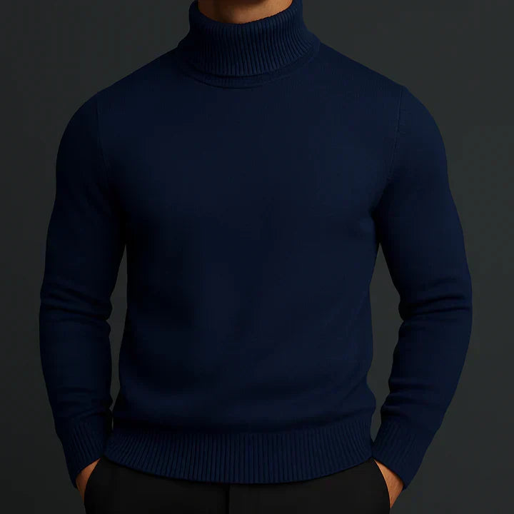 Men Merino Wool Turtleneck