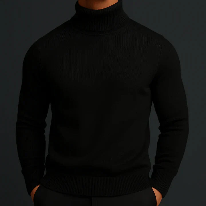 Men Merino Wool Turtleneck