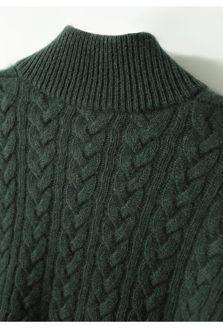Women Cable Knit Sweater