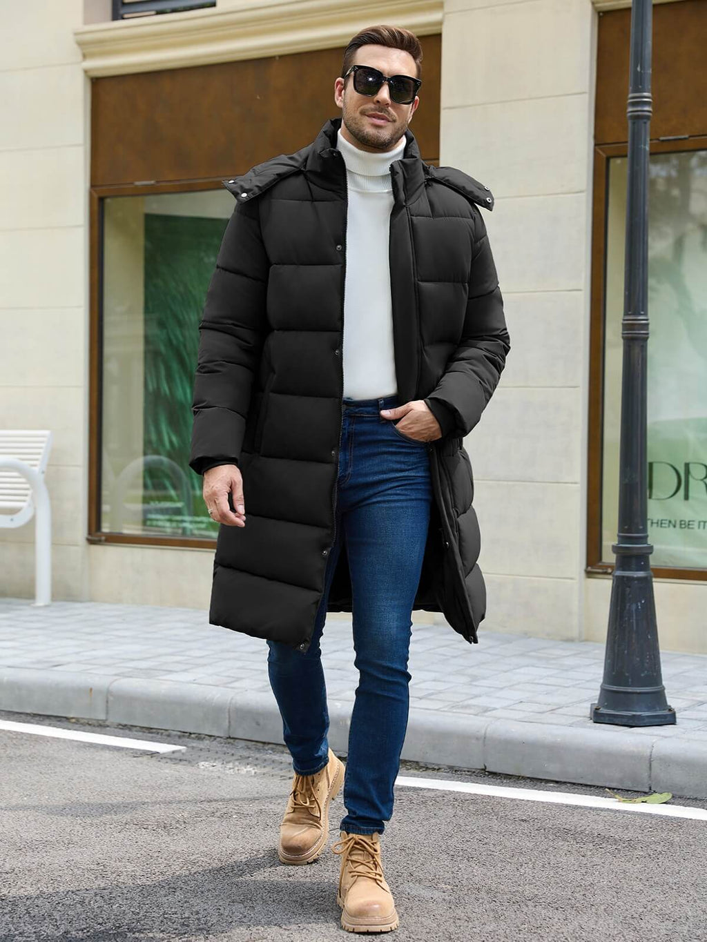 Men Hooded Puffer Jacket