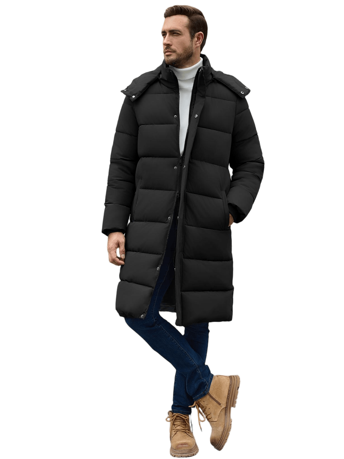 Men Hooded Puffer Jacket