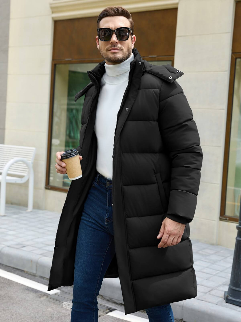 Men Hooded Puffer Jacket