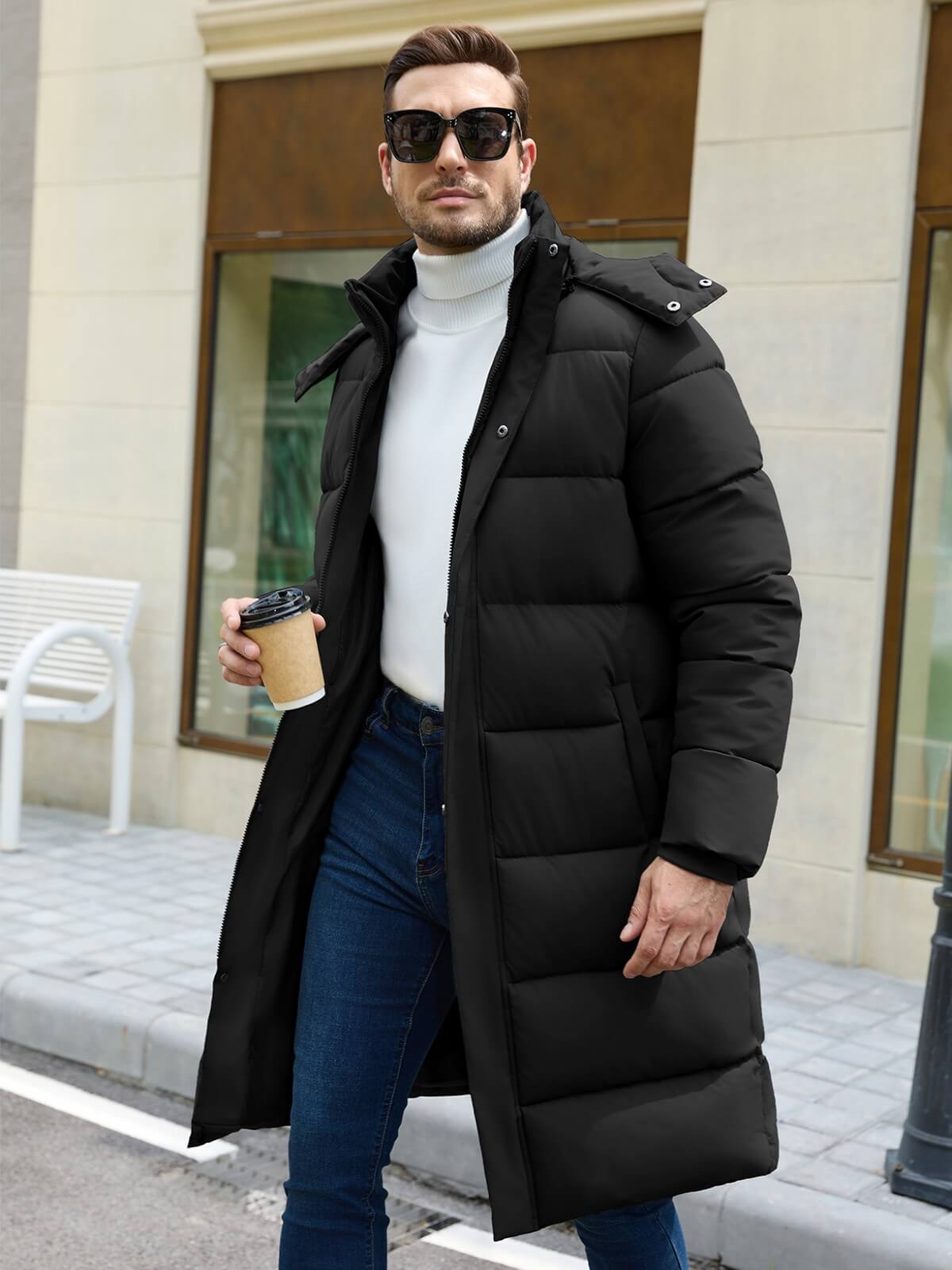 Men Hooded Puffer Jacket