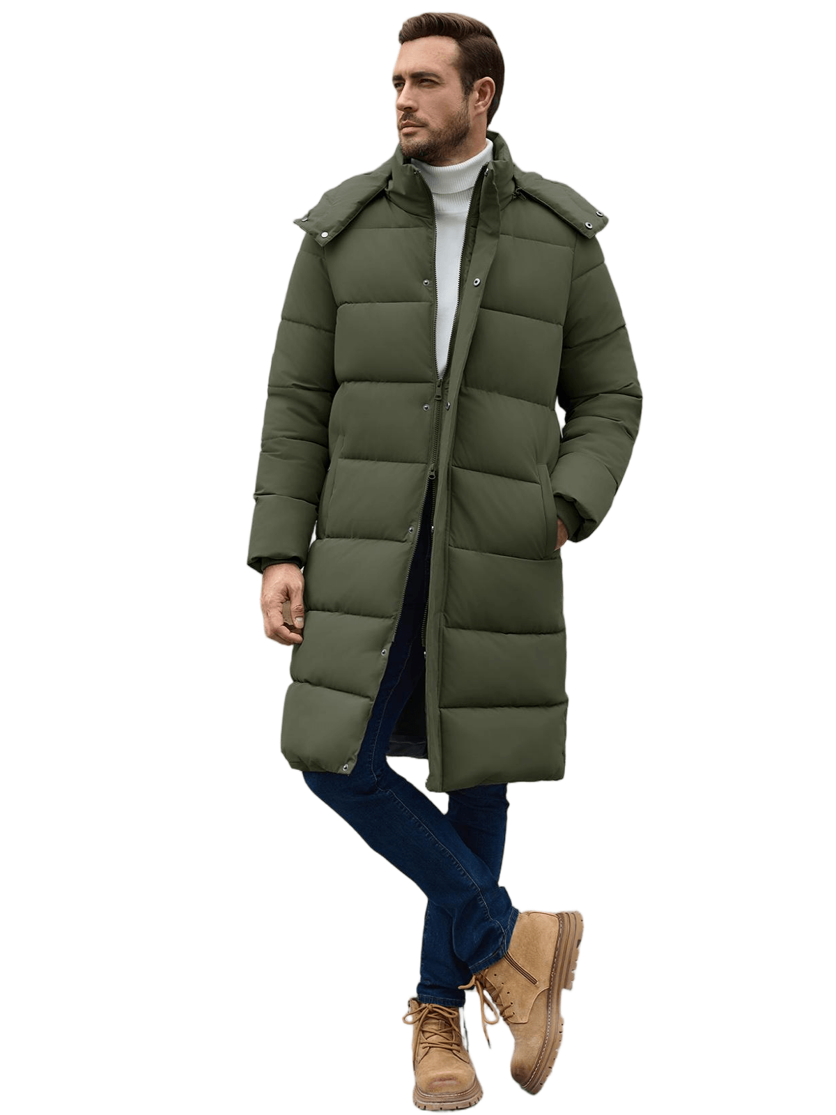 Men Hooded Puffer Jacket