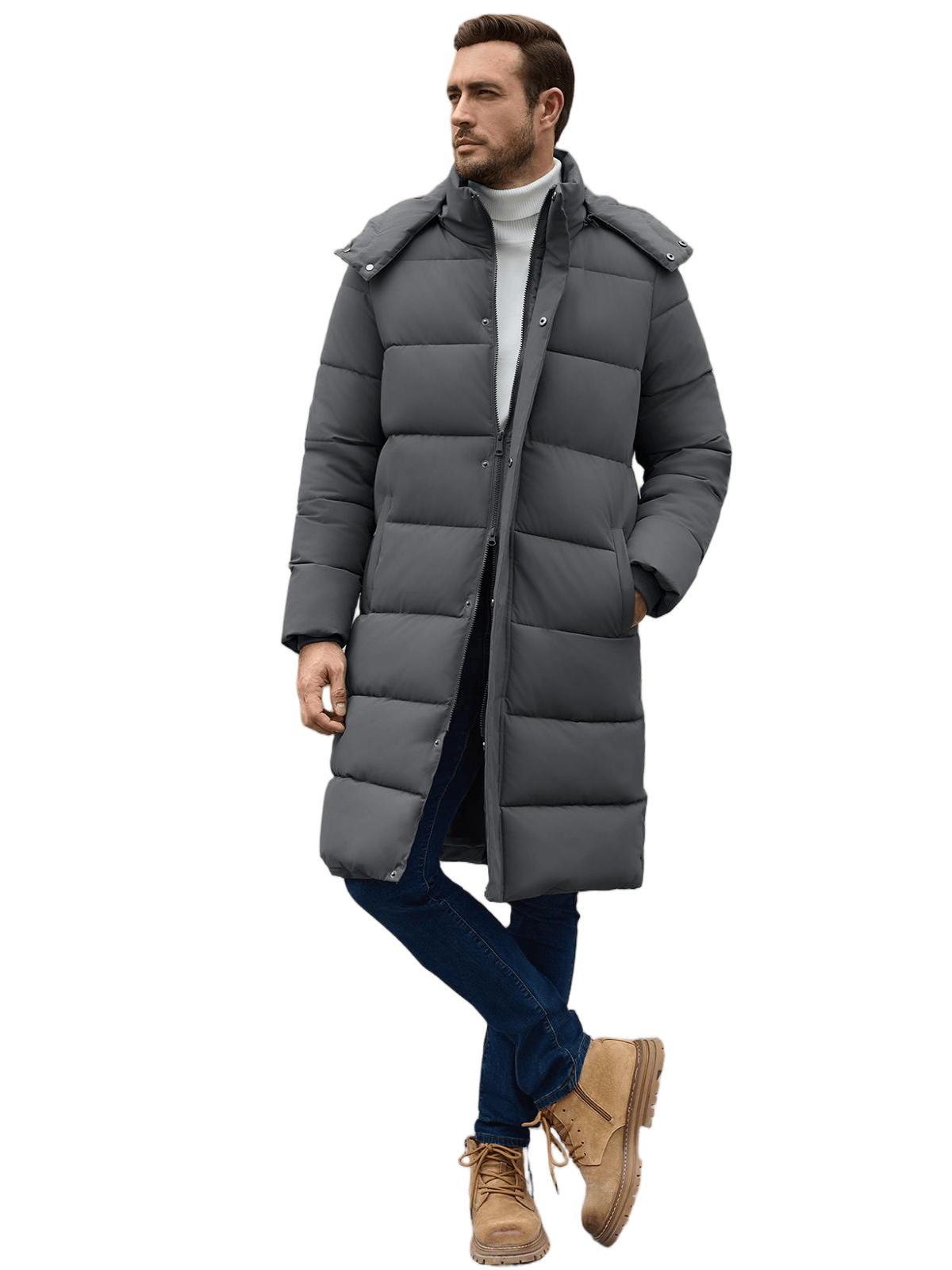 Men Hooded Puffer Jacket
