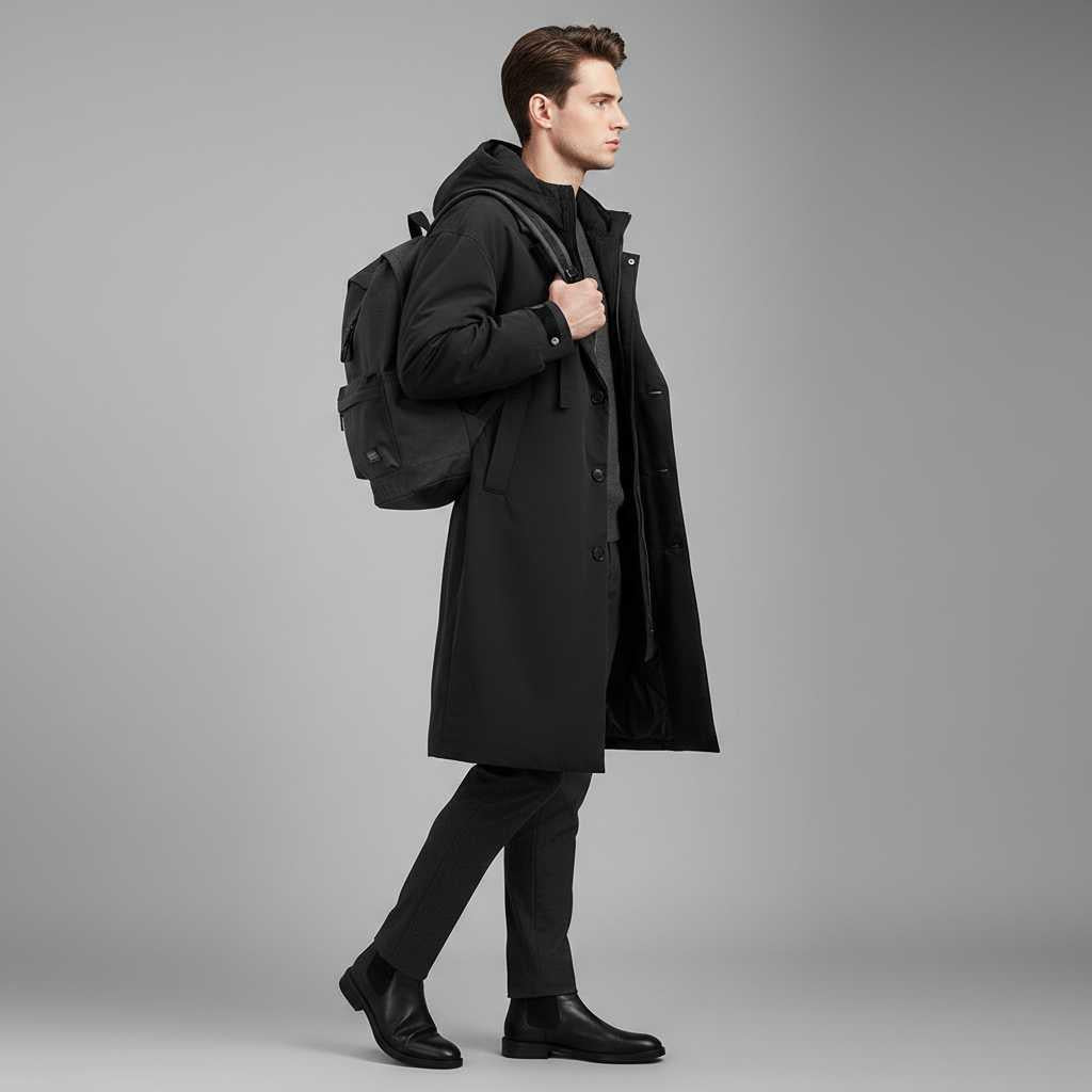 Men Waterproof Puffer Coat