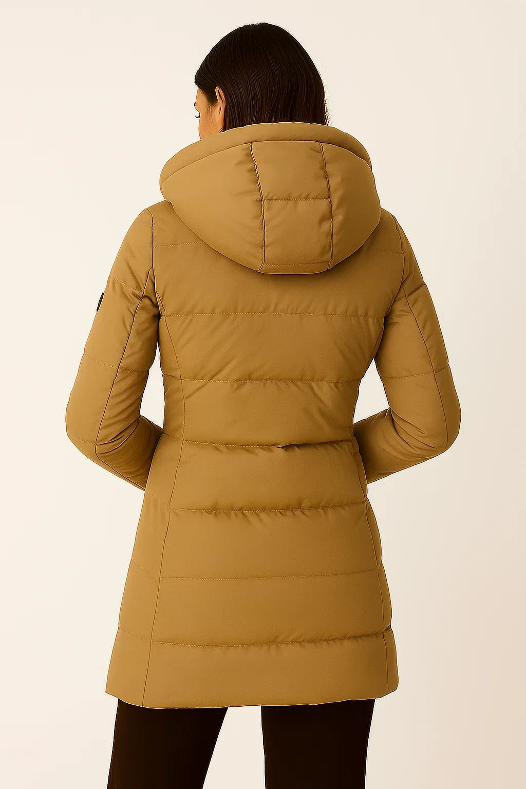 Women Longline Winter Puffer Jacket