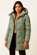 Women Longline Winter Puffer Jacket