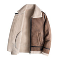 Men Faux Shearling Jacket