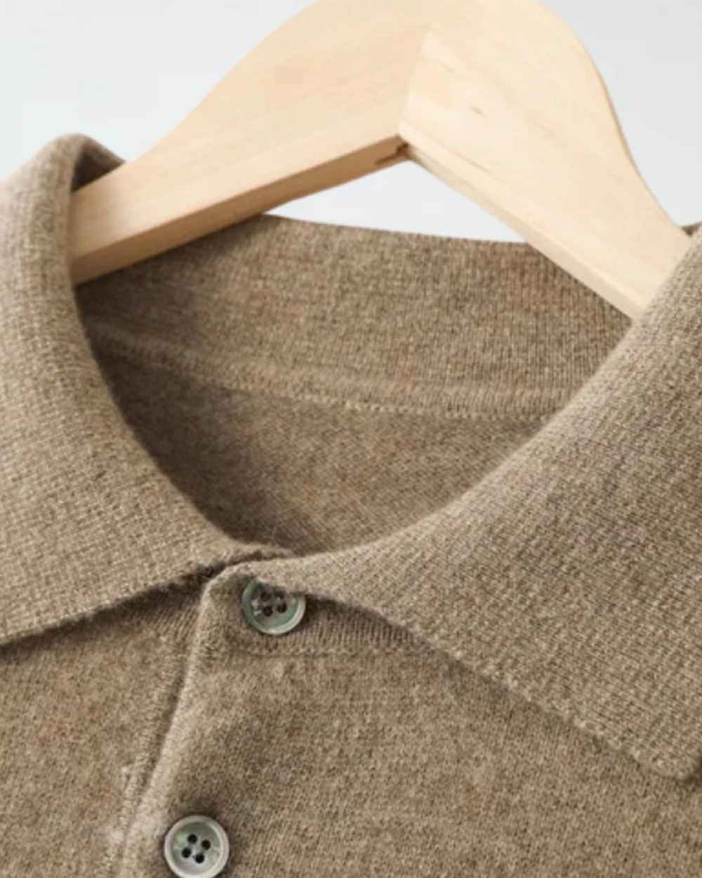 Men Knit Polo Sweater