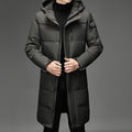 Men Long Insulated Winter Coat