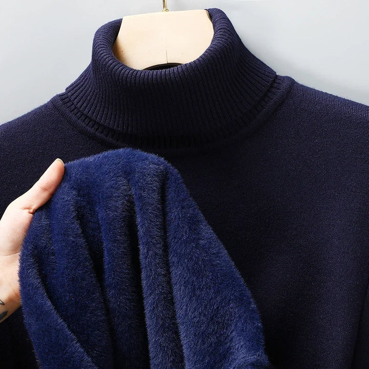 Men Merino Wool Turtleneck