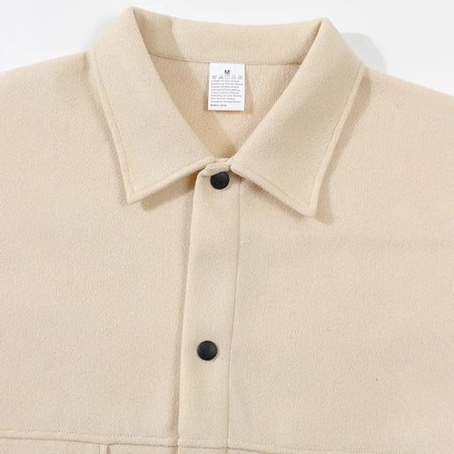 Men Brushed Wool Blend Jacket