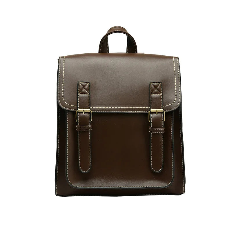 Women PU Leather Backpack