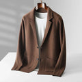 Men Cashmere Shawl Collar Cardigan