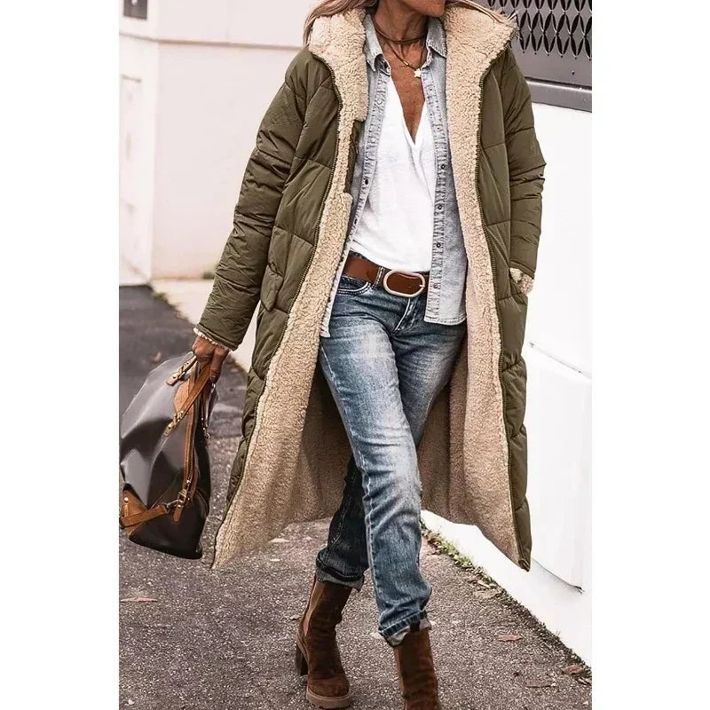 Women Winter Trench Coat