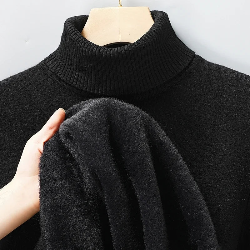Men Merino Wool Turtleneck