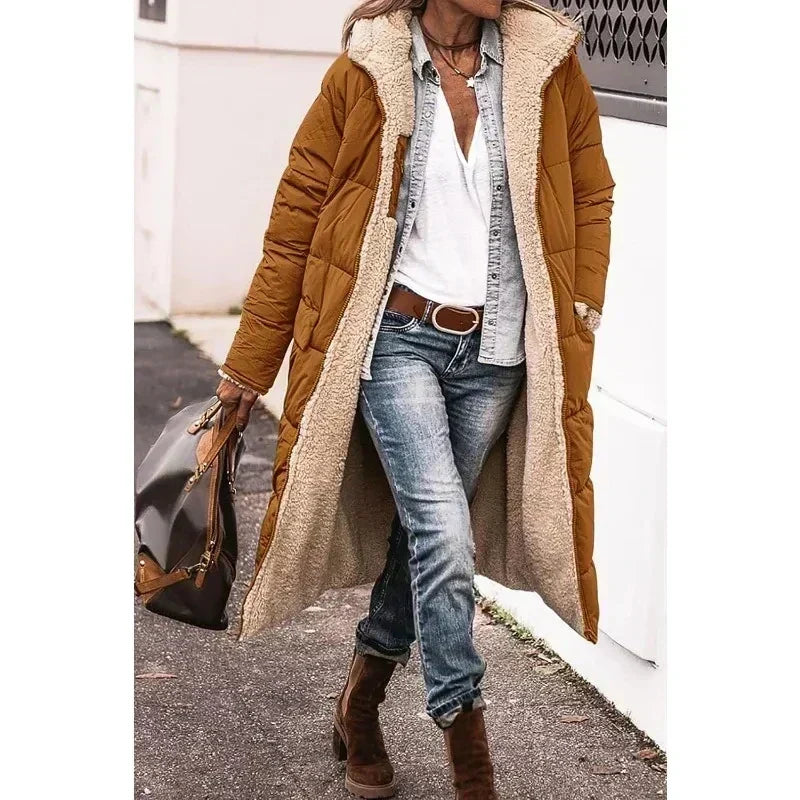 Women Winter Trench Coat