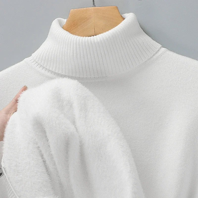 Men Merino Wool Turtleneck