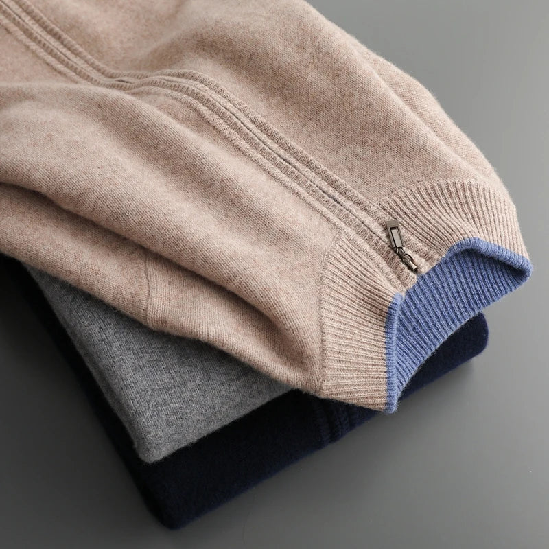 Men 2 Piece Cashmere Tracksuit Set