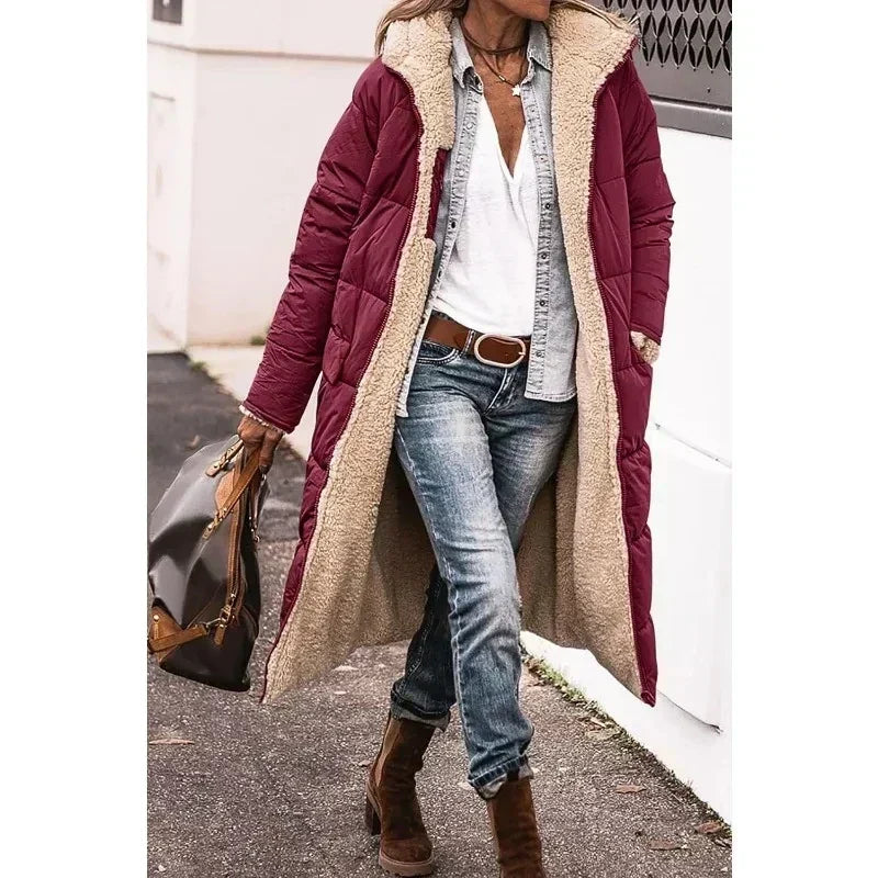 Women Winter Trench Coat