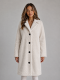 Women Longline Teddy Fleece Coat