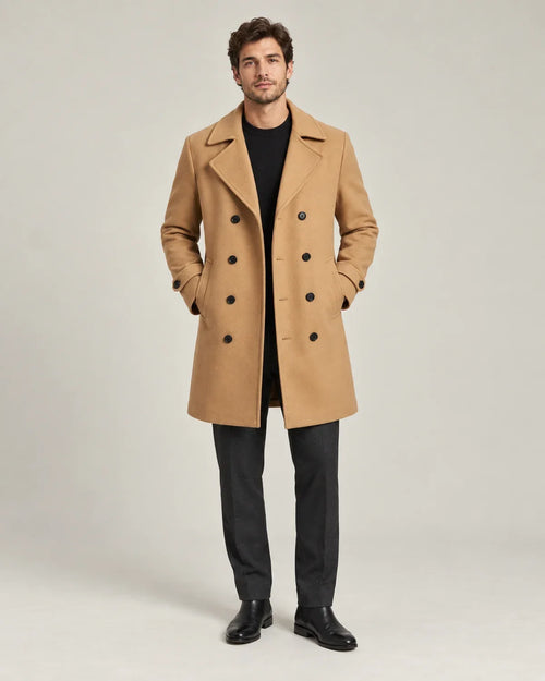 Merritt - Men's Coats in Camel