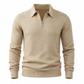 Men Half Zip Polo Sweater