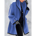 Women Longline Lapel Coat