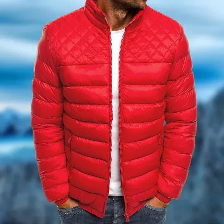 Men Quilted Puffer Jacket