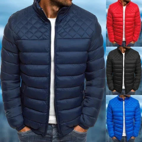 Men Quilted Puffer Jacket